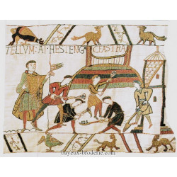 bayeux broderie Kit à broder au point de bayeux construction d'un camp 