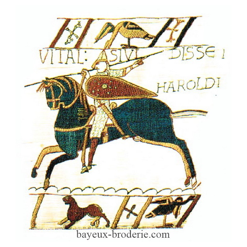 bayeux broderie kit à broder le cavalier avant Hastings bayeux broderie kit à broder le cavalier avant Hastings
