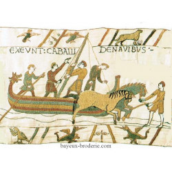 kit tapisserie bayeux débarquement des chevaux