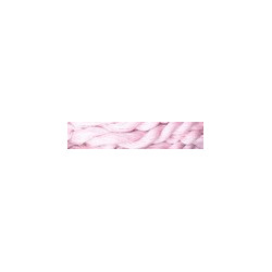 Tresse laine rose pastel