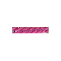 Tresse laine rose vif