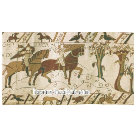 La chevauchée - Tapisserie de Bayeux