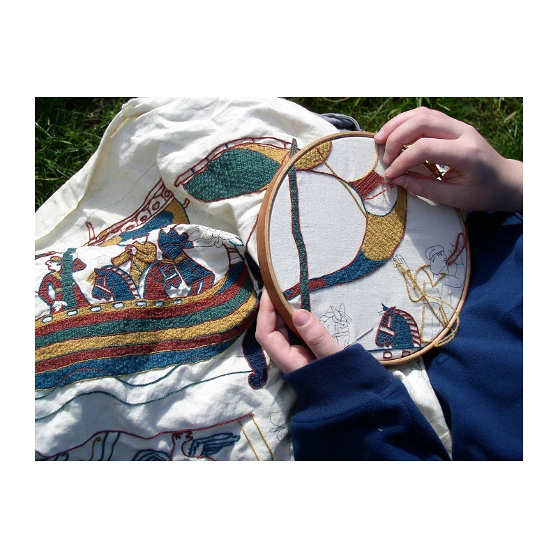 Embroidery kit Bayeux tapestry bayeux stitch both longships