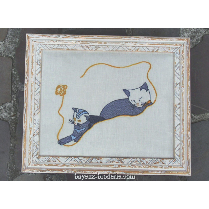 Les chats bayeux broderie Les chats bayeux broderie